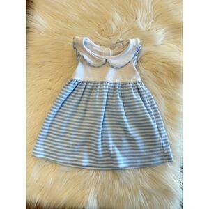 The‎ Bailey Boys blue and white dress size 12m EUC